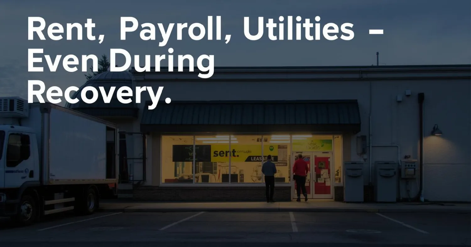 business overhead expense insurance idaho falls covering rent payroll and utilities